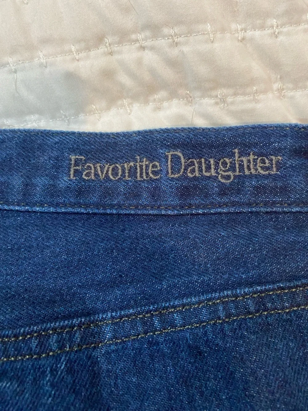 Favorite Daughter High-Rise Straight Jeans - Deep Indigo Blue